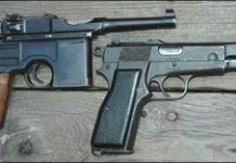 Shoulder-Stocked Oldie Pistols: Hi-Power and Broomhandle