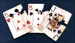 bullet pattern in cards