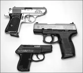 small-caliber pistols