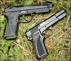 Beretta 90-Two and Browning Hi-Power