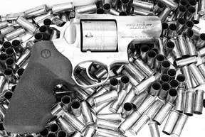 Ruger Super Redhawk Alaskan chambered for .45 Colt or .454 Casull