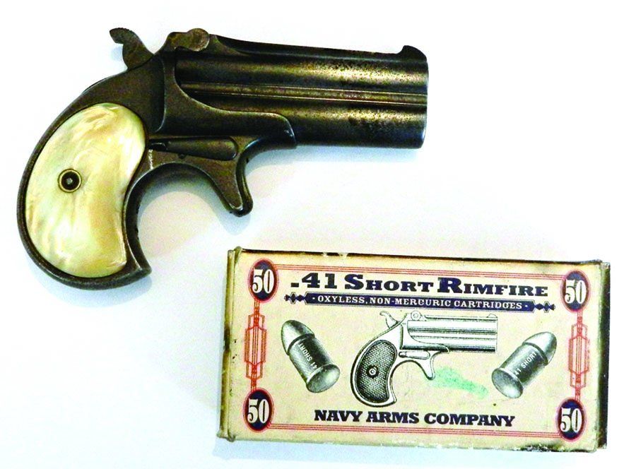41-caliber Remington Derringer with ammo