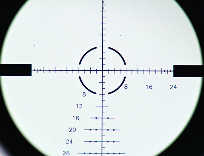 18x Bushnell reticle