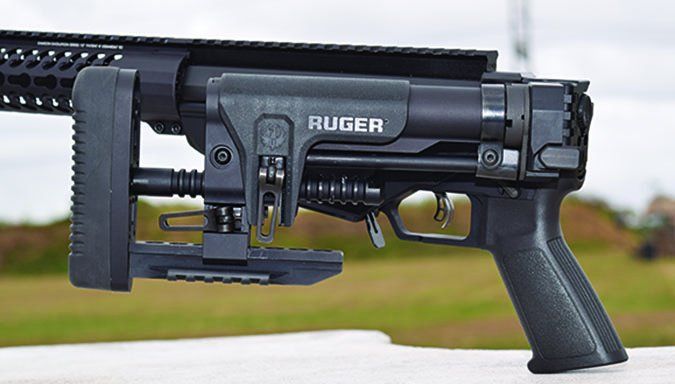 Ruger Precision Rifle folding stock