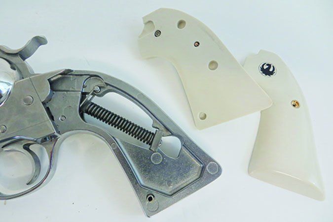 Ruger Bisley revolver coiled mainspring