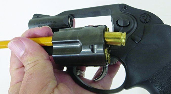 Ruger LCR open chamber