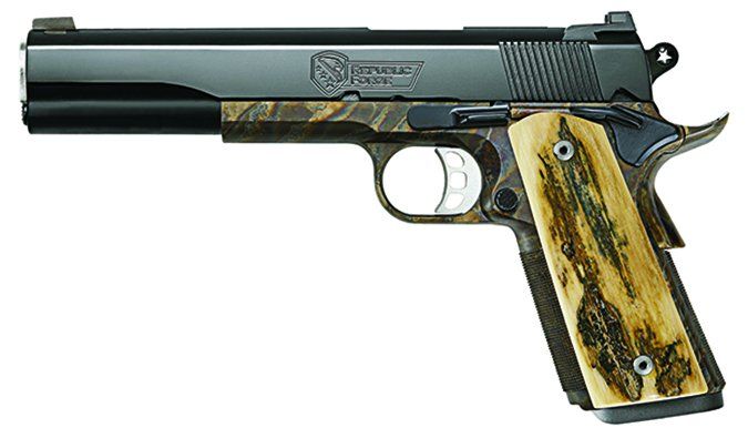 Republic Forge Model 1911 Pistol Color-Case-Hardened Finish