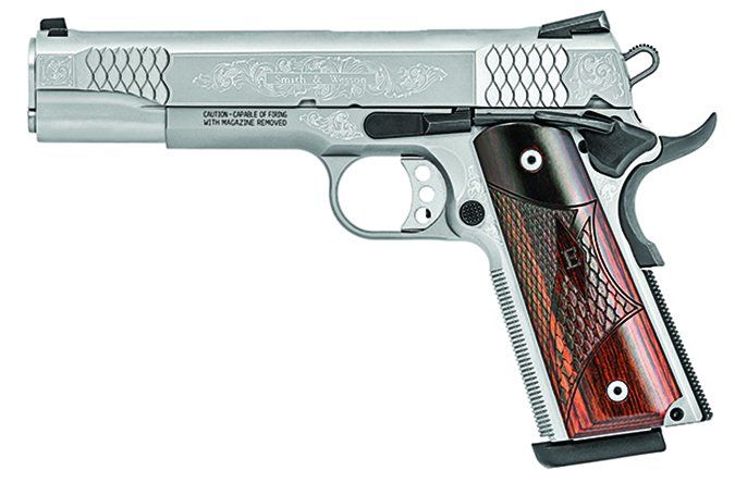 Smith & Wesson SW1911 45 ACP Machine Engraved