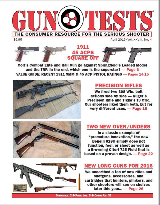 Download the Full April 2016 Issue PDF - Gun Tests