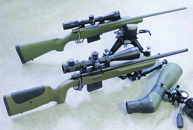 Howa and Mossberg hunting rifles