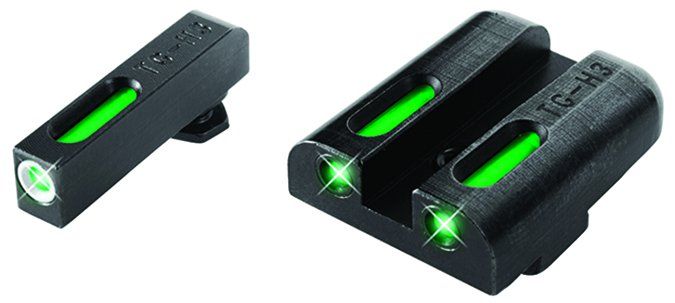 Gockoutsport Green Fiber Optic Night Sights For Glock (17,19,22,23,26,27,33,34,35,37,38,39) – 2 Sets
