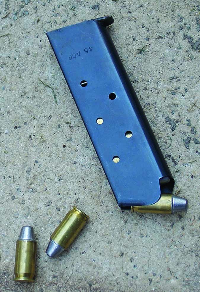 pistol magazine loaded