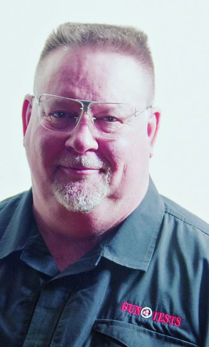 Gun Tests editor Todd Woodard