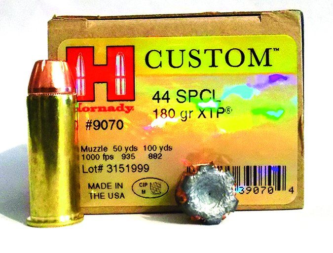Hornady Custom Ammunition 44 Special 180-Grain XTP Jacketed Hollow Point 9070
