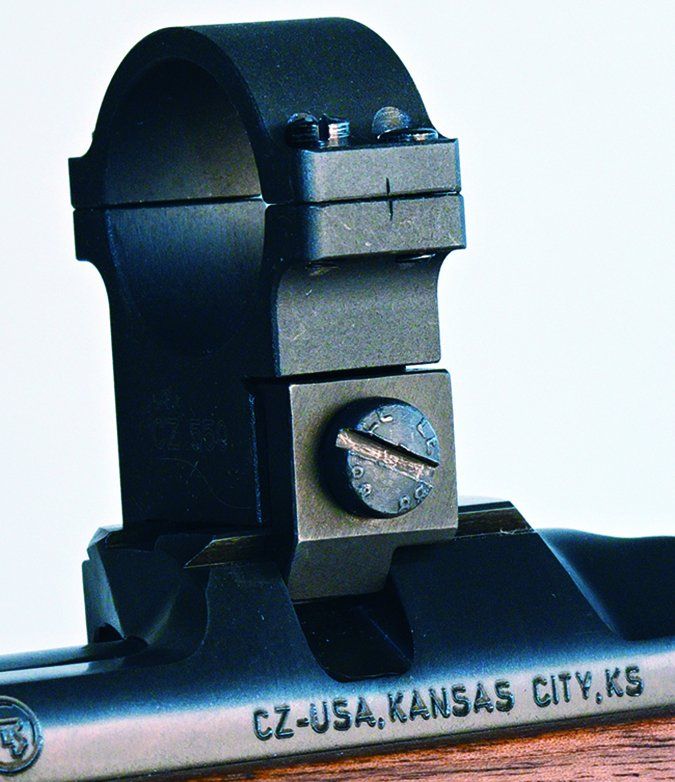 CZ USA 557 Sporter Short Action No. 04806 243 Winchester rings