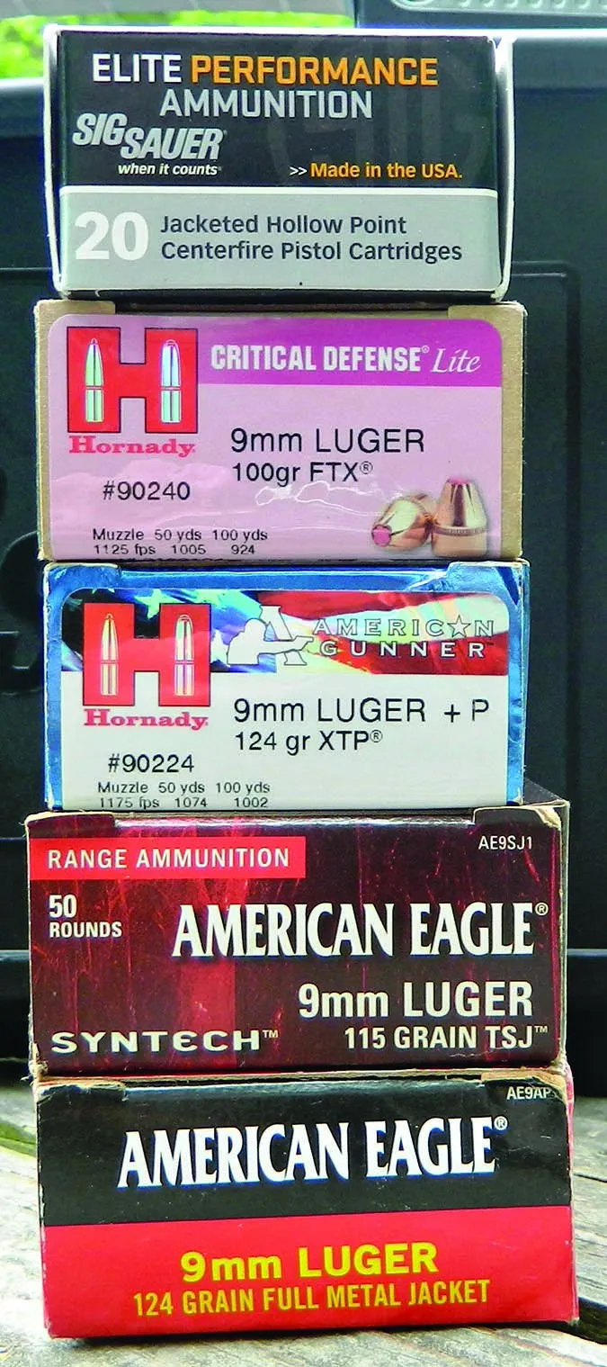 9mm test ammunition