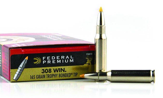 Federal 165-grain Polymer Tip Trophy Bonded P308TT2
