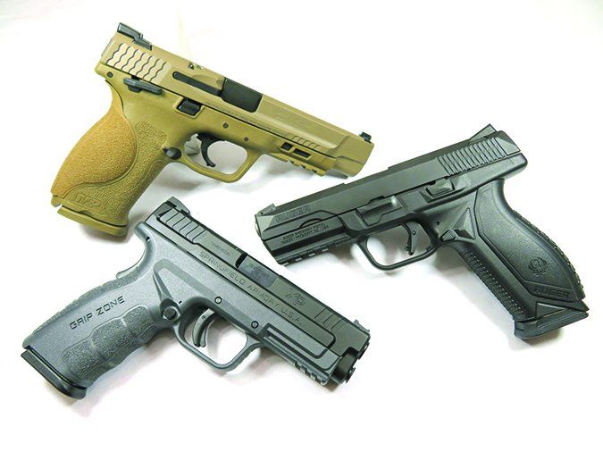 9mm striker fired pistols