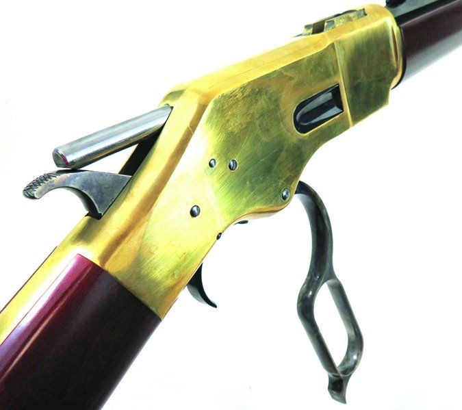 Cimarron 1866 Yellow Boy Short Rifle Model CA221 38 Sp.