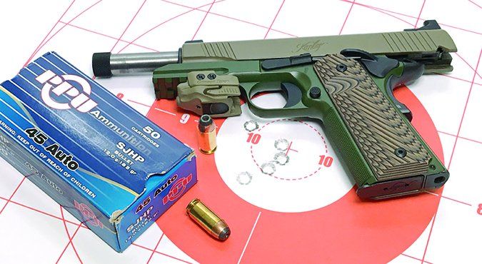 Kimber America 1911 Warrior SOC 3000253 TFS with Crimson Trace Rail Master Laser Sight 45 ACP