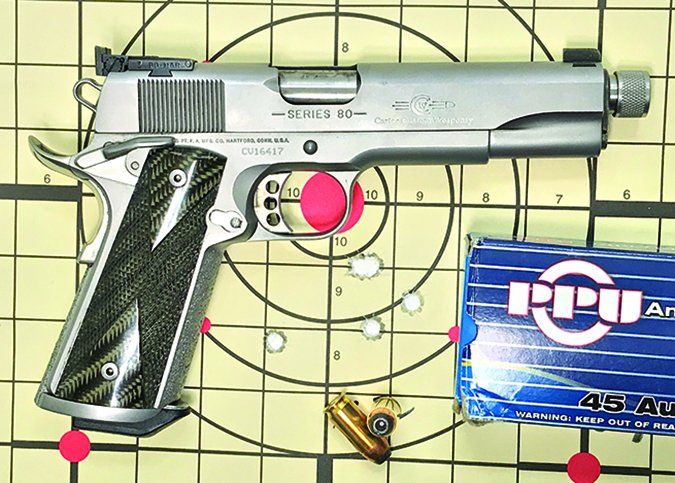 carter custom colt pistol