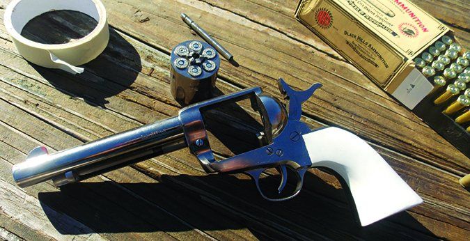 Traditions Frontier Series 1873 Barrel Nickel/White PVC SAT73-126 357 Magnum