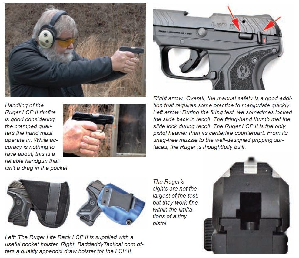 Ruger LCP II Lite Rack 13705 22 LR - Gun Tests