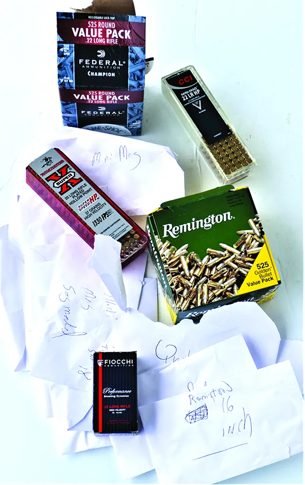 1 bullets in envelopes