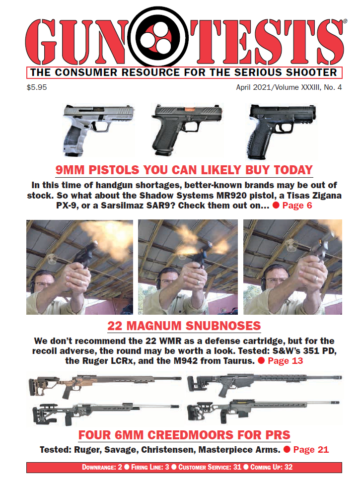 Guntester Download The Full April 2021 Issue PDF - Gun Tests