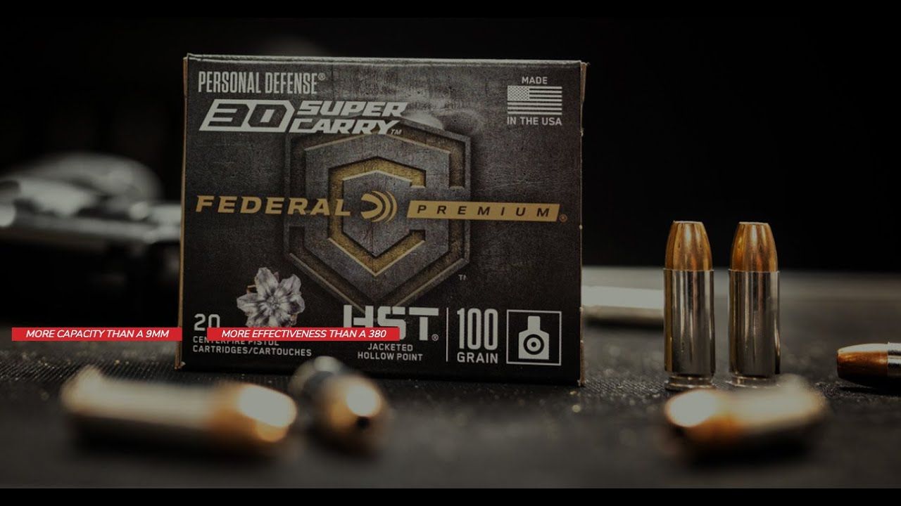 SHOT 2022: Federal Premium Announces 30 Super Carry Cartridge - Gun Tests