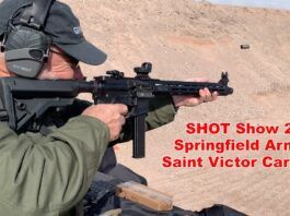 SHOT 2023: Springfield Rolls Out Saint Victor 9mm Carbine