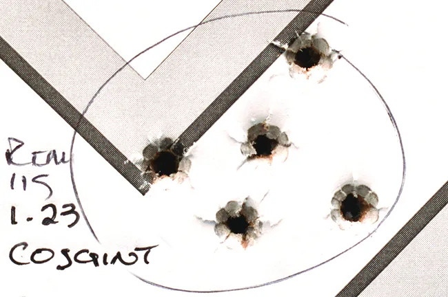 target Cosaint Arms COS21 Commander 9mm Luger win