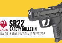 Ruger SR22 Pistol Product Safety Bulletin