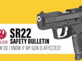 Ruger SR22 Pistol Product Safety Bulletin