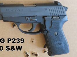 SIG P239 40 S&W Pistol Follow-Up Test