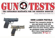 Two 9mm Pistols, Light Kickers from LFA and Smith
