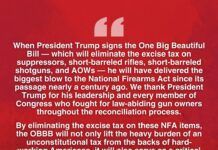 Gun Groups Announce Plans to Sue for Repeal of National Firearms Act