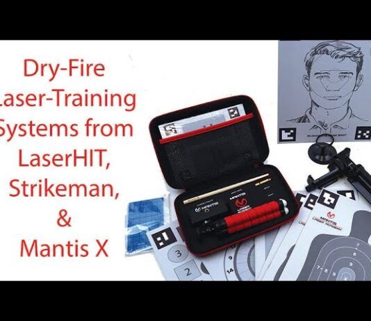 Dry-Firing Laser Training Systems from LaserHIT, Strikeman, and Mantis X