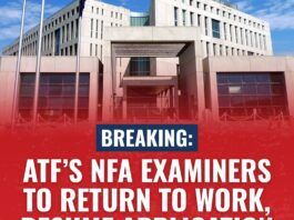ATF Recalls NFA Examiners to Work During Shutdown