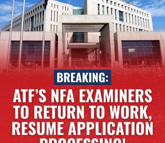 ATF Recalls NFA Examiners to Work During Shutdown