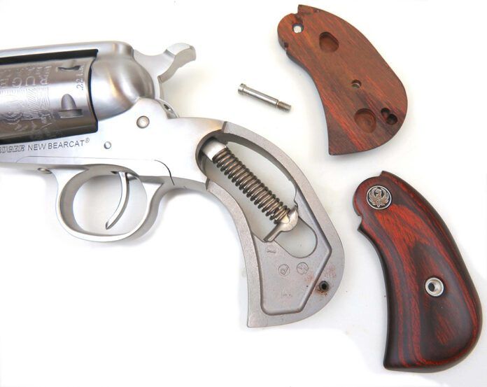 grips off Stainless Ruger Bearcat Shopkeeper Model 0915 22 LR_0924